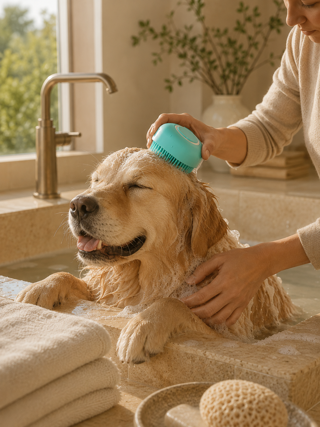 MEAWCO Bath Massage Brush